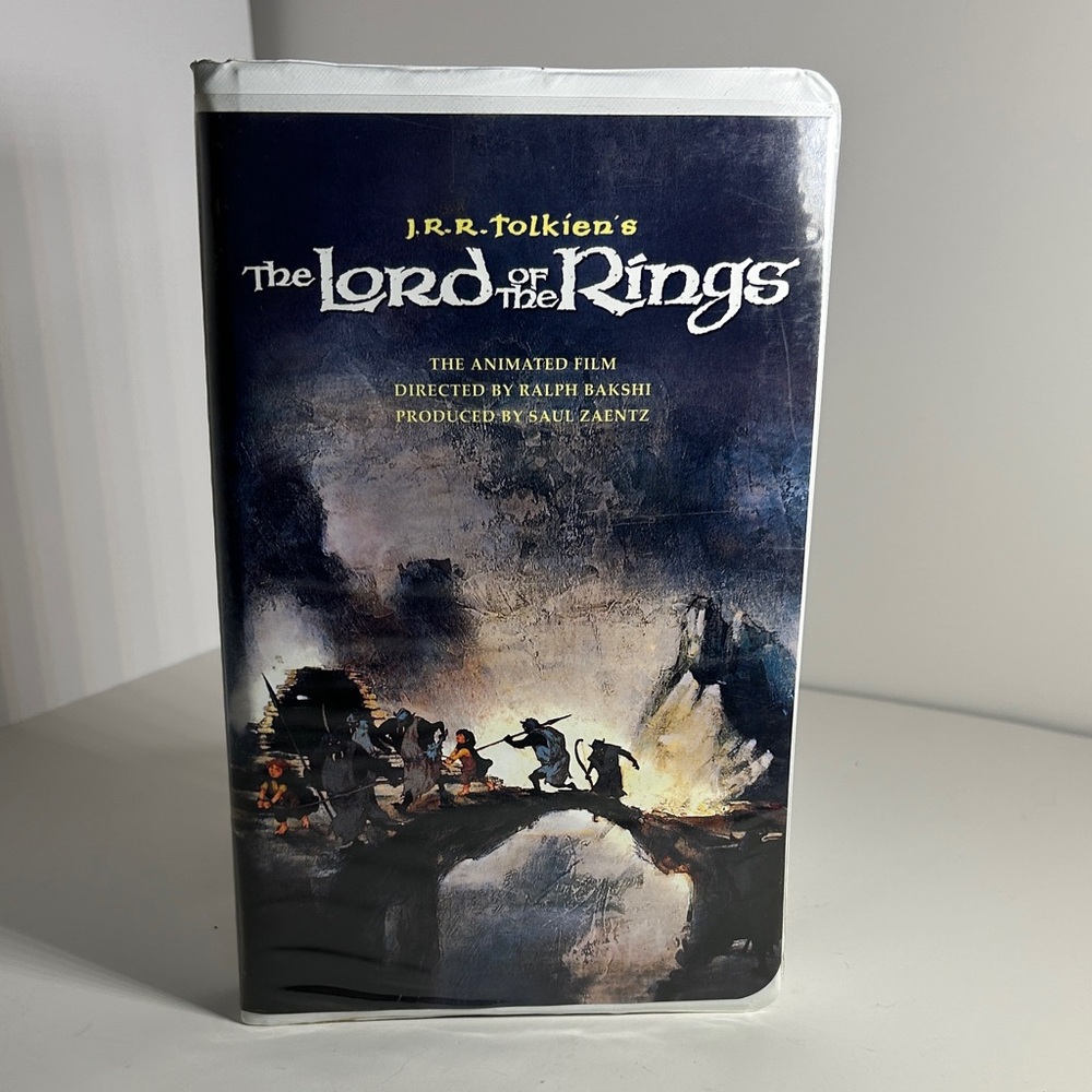 The Lord of the Rings Animated Film on Classic VHS